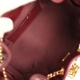 Chanel Mini 25 Hobo Bag Dark Burgundy Caviar Gold Hardware - Thumbnail View 8