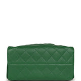 Chanel Small 25 Hobo Bag Green Caviar Gold Hardware - Thumbnail View 6