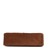 Chanel Maxi "Souplissimo" Large Flap Bag Camel Suede Gold Hardware - Thumbnail View 6