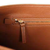 Chanel Maxi "Souplissimo" Large Flap Bag Camel Suede Gold Hardware - Thumbnail View 10