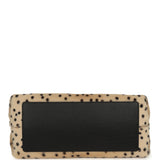 Chanel Large "Cheetah Print" Clutch with Chain Beige Calf Hair, Black Leather Gold Hardware - Thumbnail View 7