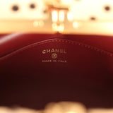 Chanel Large "Cheetah Print" Clutch with Chain Beige Calf Hair, Black Leather Gold Hardware - Thumbnail View 9