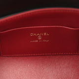Chanel Barrel Clutch Bag with Chain Black Lambskin Gold Hardware - Thumbnail View 9