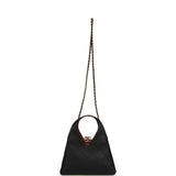 Chanel Small Chic Lady Shopping Bag Black, Burgundy Calfskin Gold Hardware - Thumbnail View 7