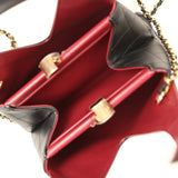 Chanel Small Chic Lady Shopping Bag Black, Burgundy Calfskin Gold Hardware - Thumbnail View 8