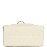 Chanel Small 25 Hobo Bag White Caviar Antique Gold Hardware - Thumbnail View 6