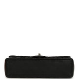 Chanel Classic Top Handle Long Flap Bag Black Lambskin Light Gold Hardware - Thumbnail View 6