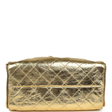 Chanel Small 25 Hobo Bag Gold Metallic Calfskin Silver Hardware - Thumbnail View 6