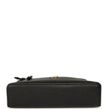 Chanel "Supple" Top Handle Long Vanity Case with Chain Black Grained Calfskin Gold Hardware - Thumbnail View 6