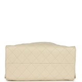 Chanel Medium 25 Hobo Bag Light Beige Caviar Antique Gold Hardware - Thumbnail View 6