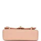 Chanel Small Preppy Coco Flap Bag Light Pink Shiny Caviar Brushed Gold Hardware - Thumbnail View 6
