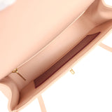 Chanel Small Preppy Coco Flap Bag Light Pink Shiny Caviar Brushed Gold Hardware - Thumbnail View 8