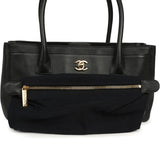 Pre-owned Chanel Small Executive Cerf Tote Bag Black Grained Calfskin Gold Hardware - Thumbnail View 7