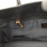 Pre-owned Chanel Small Executive Cerf Tote Bag Black Grained Calfskin Gold Hardware - Thumbnail View 10
