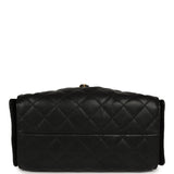 Pre-owned Chanel Small 25 Hobo Bag Black Caviar Antique Gold Hardware - Thumbnail View 7