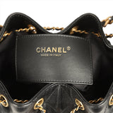 Pre-owned Chanel Small 25 Hobo Bag Black Caviar Antique Gold Hardware - Thumbnail View 9