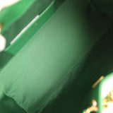 Chanel Small 25 Hobo Bag Green Caviar Gold Hardware - Thumbnail View 8