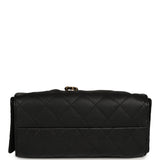 Pre-owned Chanel Mini 25 Hobo Bag Black Caviar Antique Gold Hardware - Thumbnail View 6