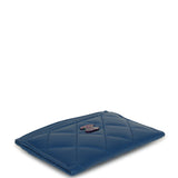 Chanel Classic Card Holder Dark Blue Lambskin Rainbow Hardware - Thumbnail View 5