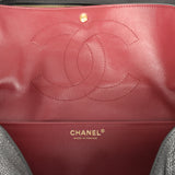 Chanel Maxi "Souplissimo" Small Flap Bag Black Grained Calfskin Gold Hardware - Thumbnail View 11