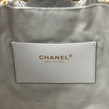 Chanel Small 25 Hobo Bag Silver Metallic Calfskin Gold Hardware - Thumbnail View 9