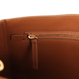 Chanel Maxi "Souplissimo" Small Flap Bag Camel Suede Gold Hardware - Thumbnail View 10