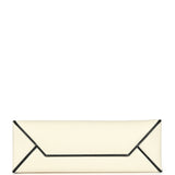 Chanel "Shop By Night" Clutch Bag White, Black Printed Calfskin Gold Hardware - Thumbnail View 6