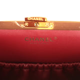 Chanel "Shop By Night" Clutch Bag White, Black Printed Calfskin Gold Hardware - Thumbnail View 9