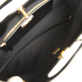 Chanel "Cheetah Print" 31 Shopper Beige Calf Hair, Black Shiny Lambskin Gold Hardware - Thumbnail View 8