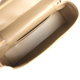 Chanel Top Handle Long Vanity Case with Chain Dark Khaki Lizard Embossed Calfskin Gold Hardware - Thumbnail View 8