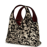 Chanel Small Chic Lady "Dalmatian Print" Shopping Bag Black, White Pony Hair Gold Hardware - Thumbnail View 5