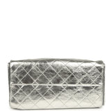 Chanel Small 25 Hobo Bag Silver Metallic Calfskin Gold Hardware - Thumbnail View 6