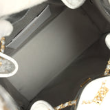 Chanel Small 25 Hobo Bag Silver Metallic Calfskin Gold Hardware - Thumbnail View 8
