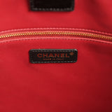 Chanel Large Cerf Shopping Bag Black Croc Embossed Calfskin Gold Hardware - Thumbnail View 8