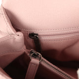 Pre-owned Chanel Medium Coco Handle Flap Bag Blush Caviar Aged Ruthenium Hardware - Thumbnail View 11