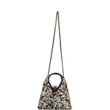 Chanel Small Chic Lady "Dalmatian Print" Shopping Bag Black, White Pony Hair Gold Hardware - Thumbnail View 7
