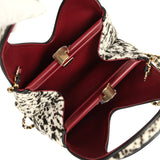 Chanel Small Chic Lady "Dalmatian Print" Shopping Bag Black, White Pony Hair Gold Hardware - Thumbnail View 9