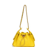 Chanel Mini 25 Hobo Bag Yellow Caviar Gold Hardware - Thumbnail View 7