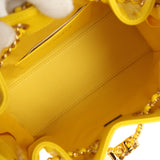 Chanel Mini 25 Hobo Bag Yellow Caviar Gold Hardware - Thumbnail View 8