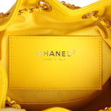 Chanel Mini 25 Hobo Bag Yellow Caviar Gold Hardware - Thumbnail View 9