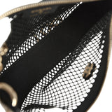 Chanel Round Clutch with Chain Black Mesh, Lambskin Light Gold Hardware - Thumbnail View 9