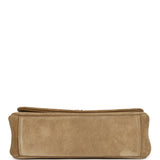 Chanel Medium "Eyes on You" Flap Bag Beige Suede Gold Hardware - Thumbnail View 6