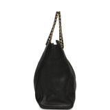 Chanel Maxi Shopping Bag Black Grained Calfskin Gold Hardware - Thumbnail View 3