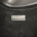 Chanel Maxi Shopping Bag Black Grained Calfskin Gold Hardware - Thumbnail View 9