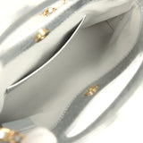 Chanel 31 Clutch with Chain Silver Metallic Calfskin Gold Hardware - Thumbnail View 8