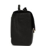 Chanel Maxi "Souplissimo" Small Flap Bag Black Grained Calfskin Gold Hardware - Thumbnail View 3