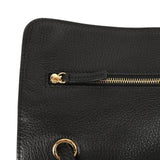 Chanel Maxi "Souplissimo" Small Flap Bag Black Grained Calfskin Gold Hardware - Thumbnail View 9