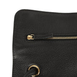 Chanel Maxi "Souplissimo" Small Flap Bag Black Grained Calfskin Gold Hardware - Thumbnail View 12
