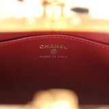 Chanel Large "Dalmatian Print" Clutch with Chain Black, White Pony Hair Gold Hardware - Thumbnail View 11
