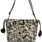 Chanel Large "Dalmatian Print" Shopping Bag Black, White Pony Hair Gold Hardware - Thumbnail View 1